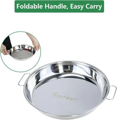 13.5" Drip Pan for Big Green Egg Large Kamado Joe Classic Stainless Steel