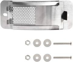 Stainless Steel Draft Door Fit Mini,Small Big Green Egg Kamado Accessories Big Green Egg Parts Screen Replacement Parts for Bottom Vent with Punched Mesh Screen
