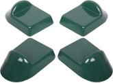 Ceramic Grill Feet Shoes Set of 4 for Big Green Color Egg,BBQ Grill Shoes Used to Place Grill on A Combustible Material Built-in Application (not for minimax)- 4 Green of Set