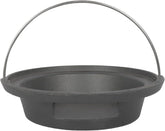 Cast Iron Ash Can with Handle for Mini-Max Green Egg Grill,Charcoal Ash Pot Green Egg Accessories Must Haves,Perfectly Paired with Fire Grate/Charcoal Basket for Use | Quick&Easy Cleaning