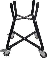 Rolling Cart for Kamado Joe Junior 13.5" Grill Stand for Kamado Joe Accessories, Rolling Nest with Heavy Duty Locking Caster Wheels Powder Coated Steel for Smoker Kamado Grill Stand Black