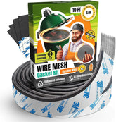 Gasket for Big Green Egg S/M - 10 FT Wire Mesh Gasket - Fiberglass BGE Gasket - Compatible with Big Green Egg - Accessories & Parts for Grill by Smoker Chef