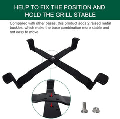 Grill Stand Table Nest for XLarge Big Green Egg, Big Green Egg Accessories Kamado Grill Table Nest Stand