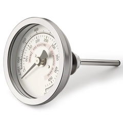 BBQ Grill Temperature Gauge Waterproof Large Face for Kamado Joe JR Barbecue Charcoal Grill Stainless Steel 150-900°F Cooking Thermometer (2.5" for KJ)