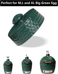 Accessories for Big Green Egg, Top Damper Cap for Big Green Egg Replacement Parts, Ceramic Chimney Cap for Big Green Egg Medium, Large and XLarge Size