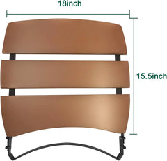 Side Shelves Big Green Egg Accessories, Composite 3 Slat Egg Mates for Large Big Green Egg with Folding Side Shelves Replacement Parts Grill & Smoker Accessories