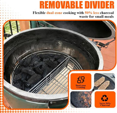 The Accessories for Big Green Egg XL Charcoal Ash Basket Ash Clean Tool