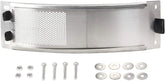 Stainless Steel Draft Door for Big Green Eggs Large/Medium | Adjustable Bottom Vent Replacement with Heavy-Duty Mesh | Kamado Grill Accessories Compatible