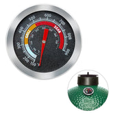 Upgrade Replacement Thermometer for M/MiniMax Big Green Egg,2" Grill Temperature Gauge for Big Green Egg Accessories 150-900°F with Waterproof and No-Fog Glass Lens