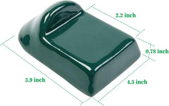 Ceramic Grill Feet Shoes Set of 4 for Big Green Color Egg,BBQ Grill Shoes Used to Place Grill on A Combustible Material Built-in Application (not for minimax)- 4 Green of Set