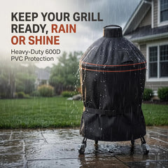 Grill Cover for Kamado Joe Classic & Big Green Egg Smoker Cover