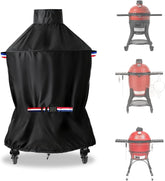 Grill Cover for Kamado Joe and Big Green Egg Cover, Large Big Green Egg Grill Accessories, Waterproof Grill Covers, 31" Dia x 40" H