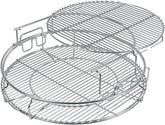 5 Piece Replacement Kit for Big Green Egg XL, Rack for Eggspander 5 Piece Kit Conveggtor Basket 304 Stainless Steel Grill Stack Rack with Removable Cooking System Expander Rack