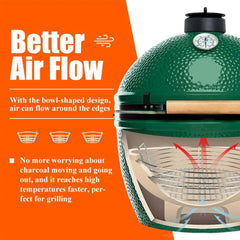 The Accessories for Big Green Egg XL Charcoal Ash Basket Ash Clean Tool