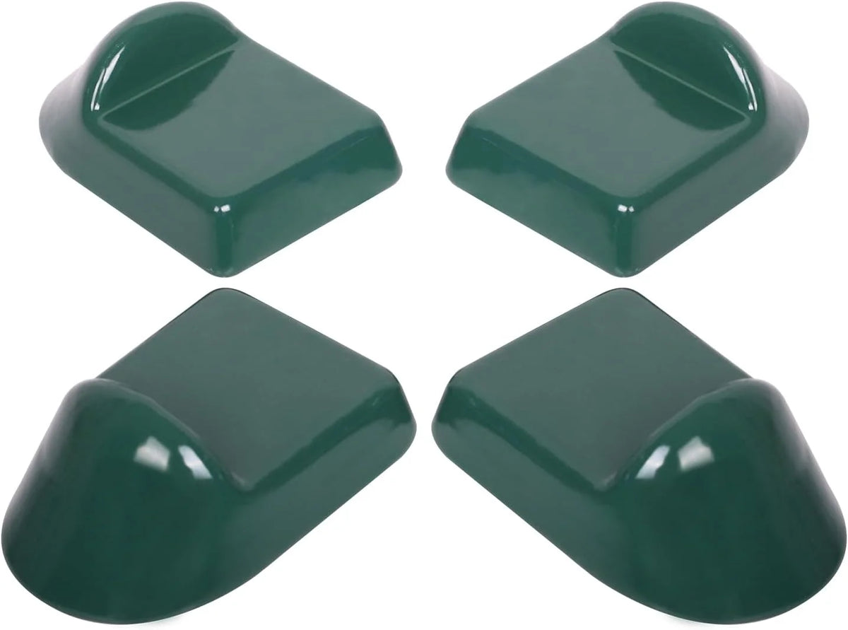 Ceramic Grill Feet Shoes Set of 4 for Big Green Color Egg,BBQ Grill Shoes Used to Place Grill on A Combustible Material Built-in Application (not for minimax)- 4 Green of Set