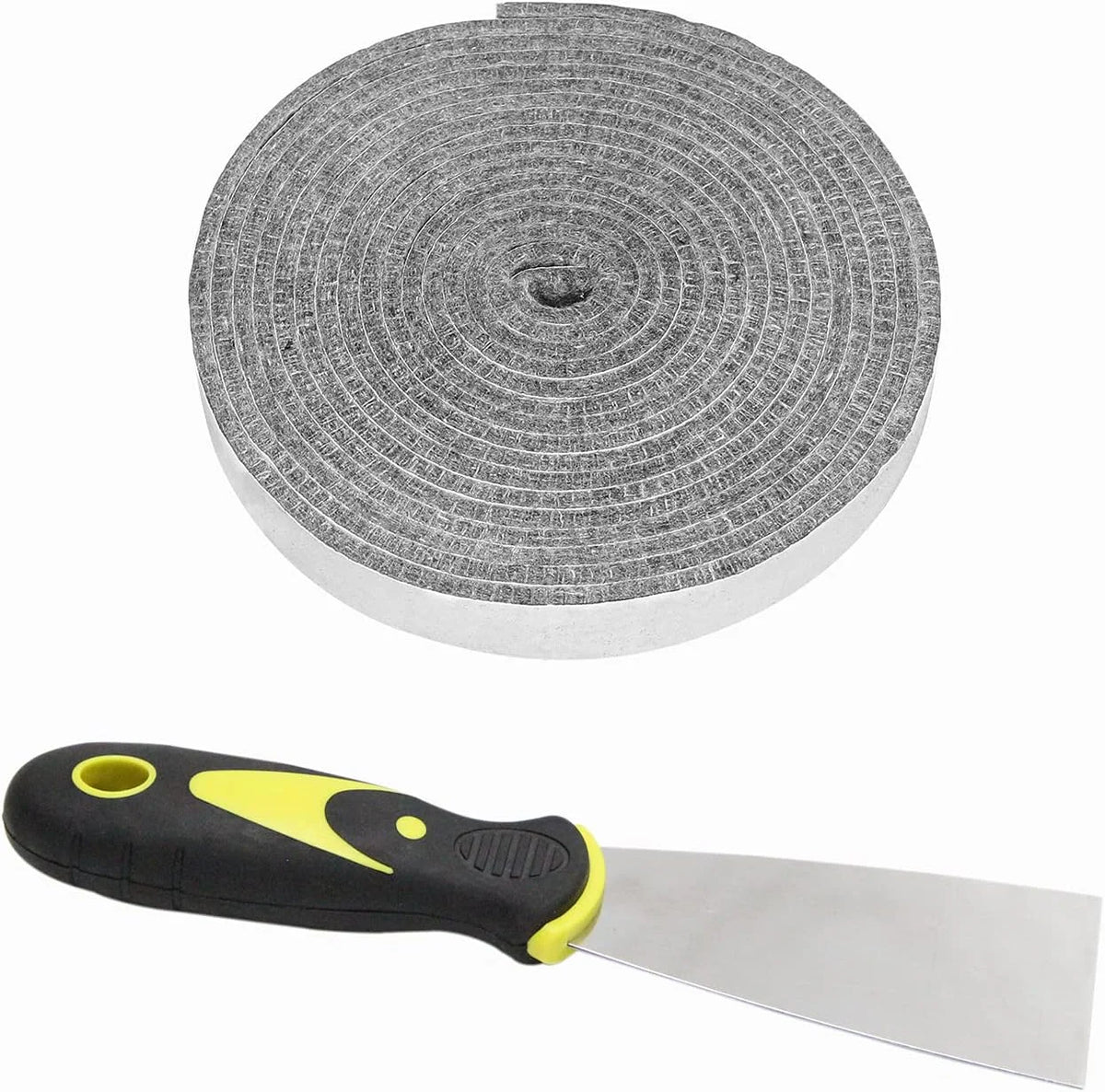 Gasket Replacement for Big Green Egg Large and XLarge Grill-for BGE Parts Accessories-High-Temp Material Seal with Scraper-Self Stick 15Ft x7/8" Wide