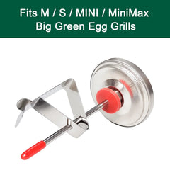 Upgrade Replacement Thermometer for M/MiniMax Big Green Egg,2" Grill Temperature Gauge for Big Green Egg Accessories 150-900°F with Waterproof and No-Fog Glass Lens