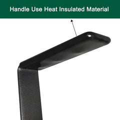 Big Green Egg Accessories Plate Setter Lifter,BBQ Heat Deflector Tools for Medium,Large Big Green Egg Pizza Stone and Kamado Joe