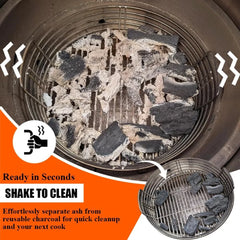 The Accessories for Big Green Egg XL Charcoal Ash Basket Ash Clean Tool