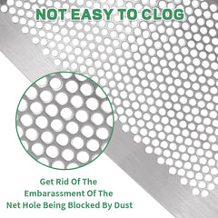 Stainless Steel Punched MESH Panel Fits for Medium,Large Big Green Color Egg Draft Door Kamado Grill Accessories Grill Bottom Vent Replacement Punched Metal Panel