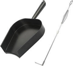 Ash Pan for Big Green Egg, Stainless Steel Ash Tool Kit Ash Tool Poker Rake Set for Big Green Egg Large, for Kamado Joe, for Charcoal Smoker Wood Burning Stove
