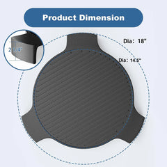 18 Inches Cast Iron Plate Setter for Large Big Green Egg Accessories