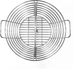 Lump Charcoal Fire Basket with Divider Stainless Steel Grill Ash Baskets Fits 18" Big Green Egg Accessories, Kamado Joe Classic Large Green Egg Basket Replacement