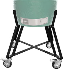XLarge Big Green Egg Nest,Grill Stand for Big Green Egg Accessories,Rolling Nest with Heavy Duty Locking Caster Wheels Powder Coated Steel for BGE Smoker Kamado Joe Grill Stand Accessories