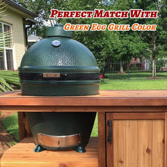 BBQ Ceramic Feet Shoes For Big Green Color Egg,Dracarys Grill Shoes Green Grill Egg Base Feet Accessories Used to Place Grill on A Combustible Material Built-in Application(not for Mini-Max)-set of 4