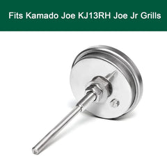 Upgrade Replacement Thermometer for Kamado Joe JR,2.5" Grill Temperature Gauge Replacement for Kamado Joe Accessories 150-900°F with Waterproof and No-Fog Glass Lens