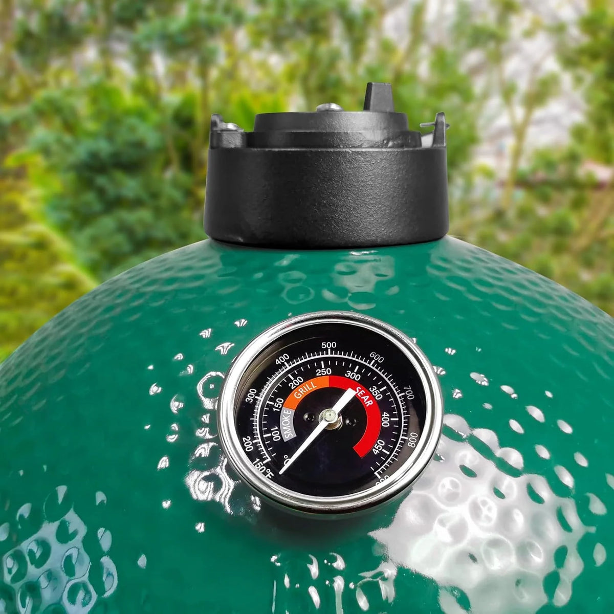 BBQ Grill Temperature Gauge Waterproof Large Face for for Big Green Egg,3.3" Grill Temperature Gauge for Big Green Egg Accessories 150-900°F Cooking Thermometer (3.3" for BGE)